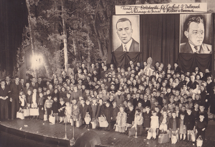 Une réception des enfants dans les années 50